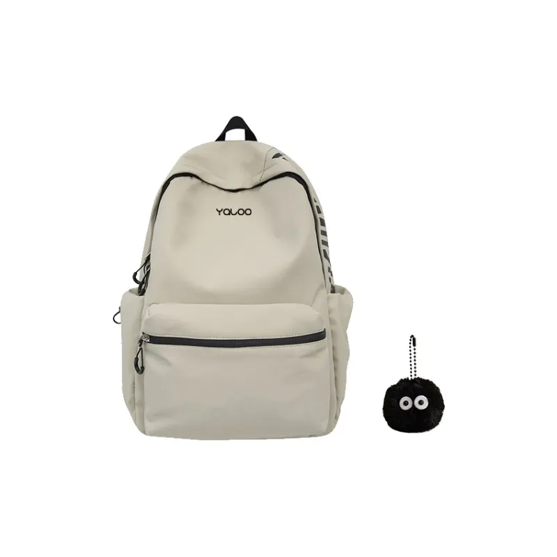 Yalu Nylon Backpack Laptop Bag Unisex Multicolor-12
