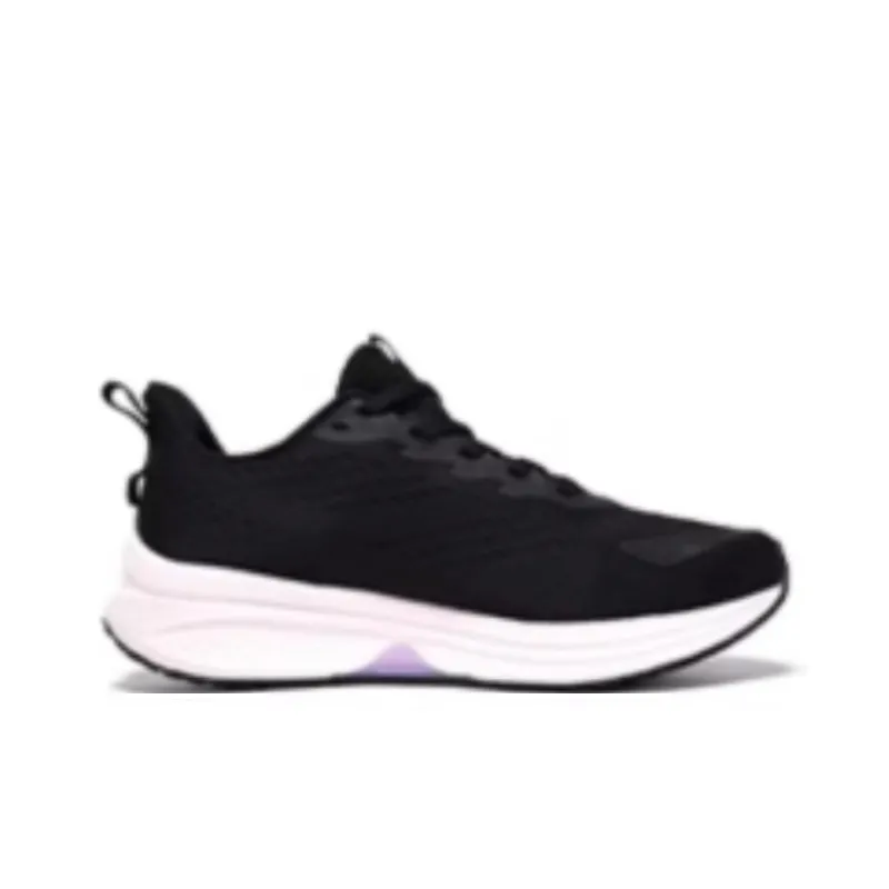 361° Anti-Slip Wear-Resistant Low-Top Running Shoes Women's Black Purple-1