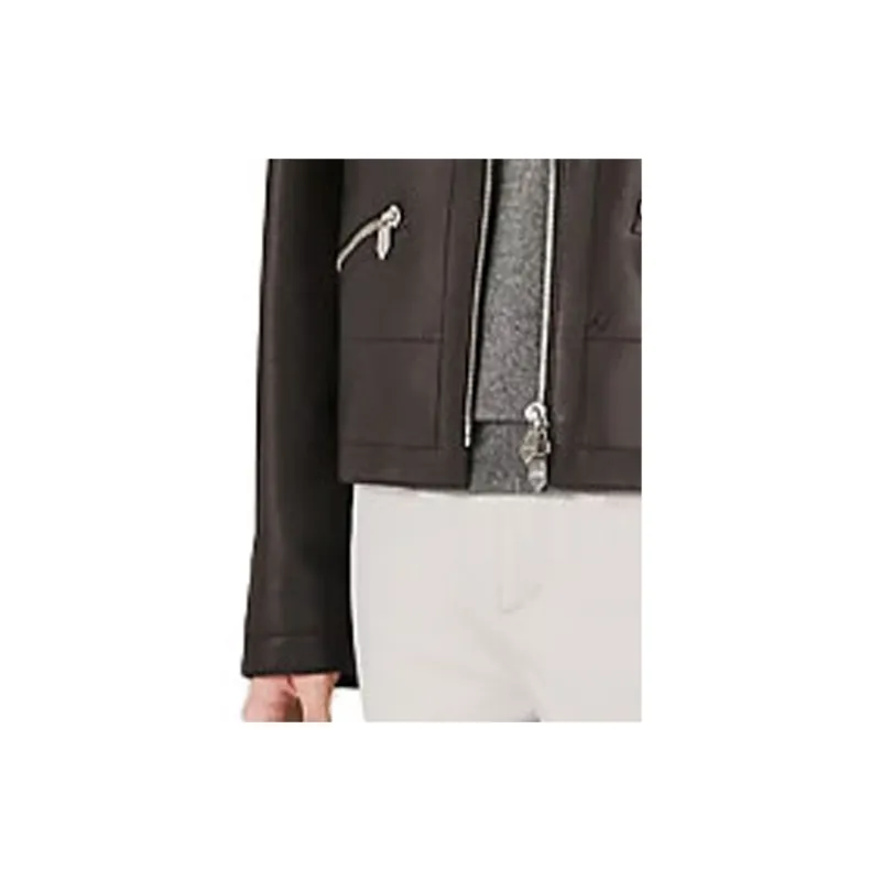 HERMES Leather Jackets Men Dark Brown-4