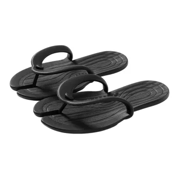 Ailise Slippers Black/Khaki/Rose Red/Fluorescent Green