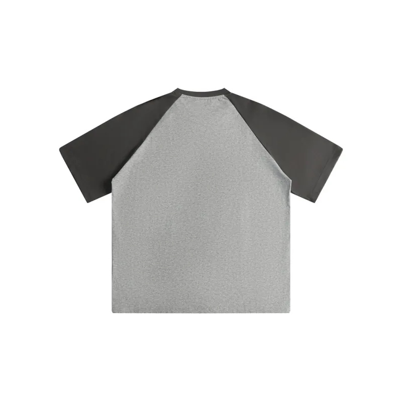 REDU T-Shirt Unisex White & Navy Blue Sleeves-3