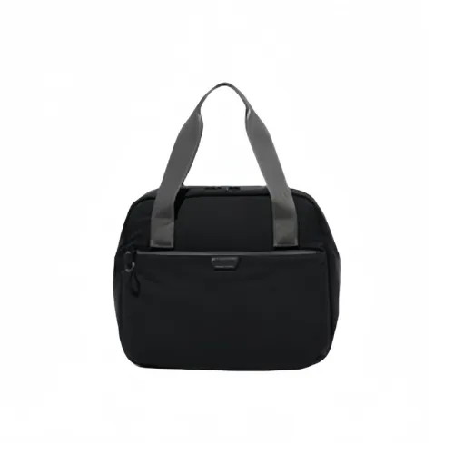 FOUVOR Nylon Handbag Regular Unisex Red Tea Brown Orange/Caviar Black