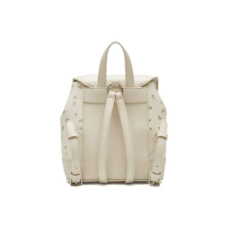 JOSINY Synthetic Leather Backpack Women's Apricot-3