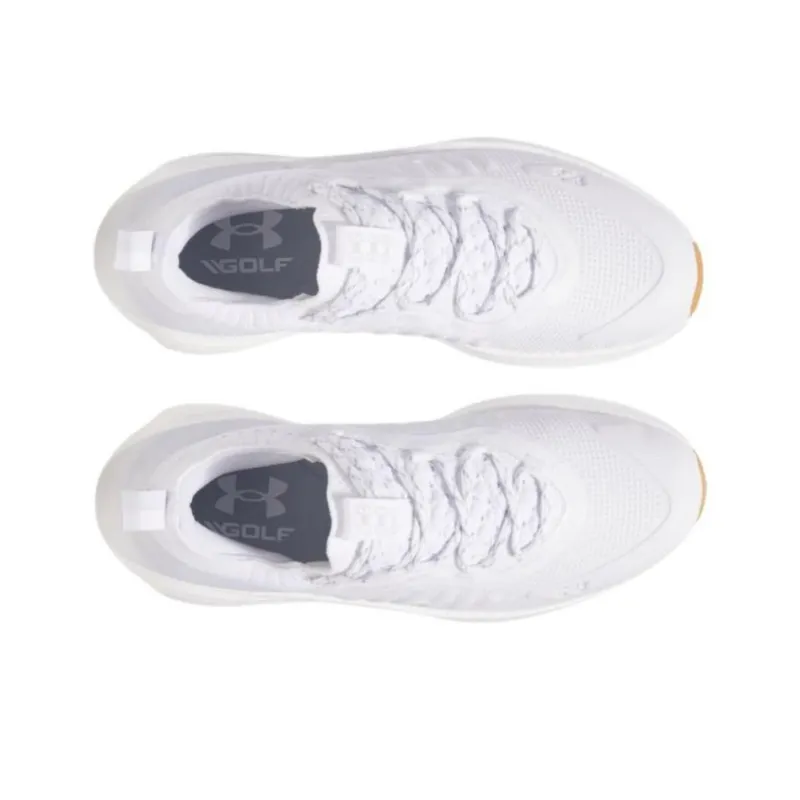 Under Armour HOVR Phantom Anti Slip Wear Resistant Low Top Golf Shoes Men's White-2