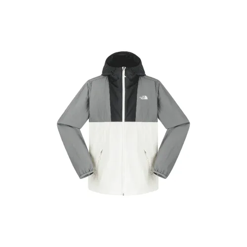 THE NORTH FACE SS25 Water Resistant Windproof UV Protection Sun Protection Clothing Men's Dune White/Pearl Gray