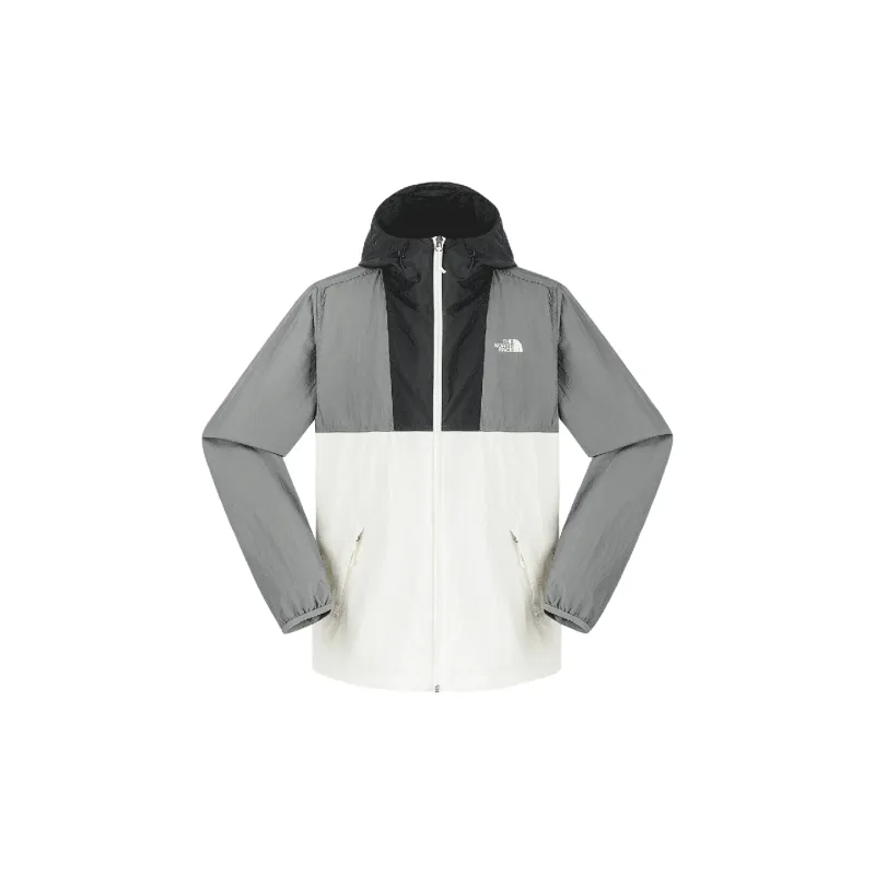 THE NORTH FACE SS25 Water Resistant Windproof UV Protection Sun Protection Clothing Men's Dune White/Pearl Gray-0