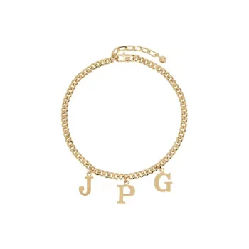 Jean Paul Gaultier Brass Necklaces Women's Gold
