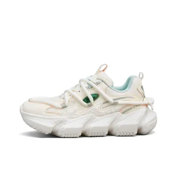 TCELLARS Cushioned Wear Resistant Lightweight Height Increasing Low Top Chunky Sneakers Men's Beige Yellow Box