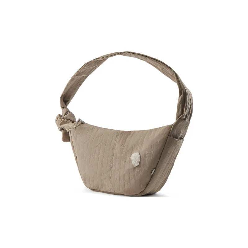 LiNing Polyamide Handbag, Shoulder Bag Regular Unisex Coffee Foam Umber-1