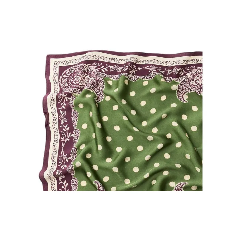 ZARA Viscose Knit Scarves Women's Purple-2