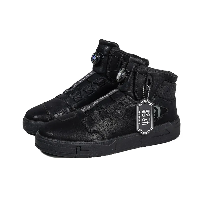 Locke Cushioned Wear Resistant Lightweight High Top Cycling Shoes Men's-2