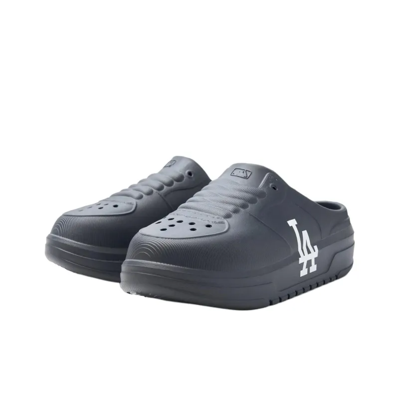 MLB Los Angeles Dodgers Slip Resistant Abrasion Resistant Closed Toe Slippers Unisex Black-2