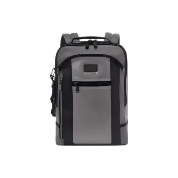 TUMI Alpha Bravo Ballistic Nylon Backpack Medium Size Men's Titanium Alloy Color