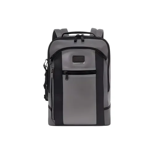 TUMI Alpha Bravo Ballistic Nylon Backpack Medium Size Men's Titanium Alloy Color