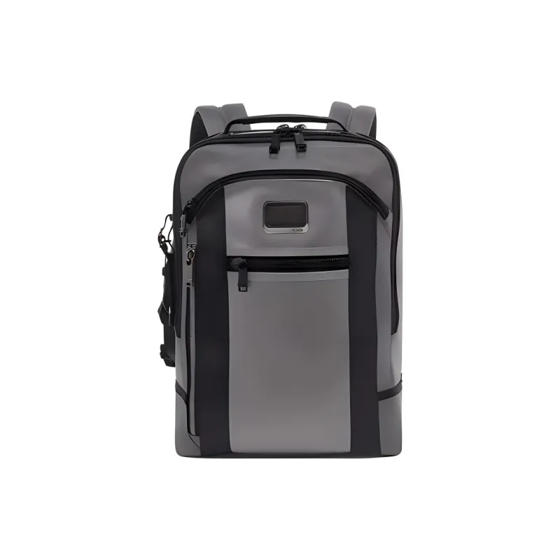 TUMI Alpha Bravo Ballistic Nylon Backpack Medium Size Men's Titanium Alloy Color-0