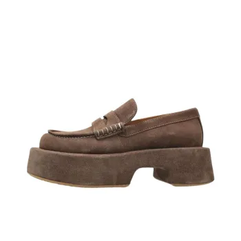 JW Anderson 50mm Leather Platform Loafers Women's