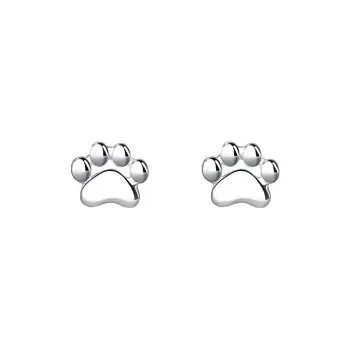 NVBBK 999 Fine Silver Stud Earrings Women's