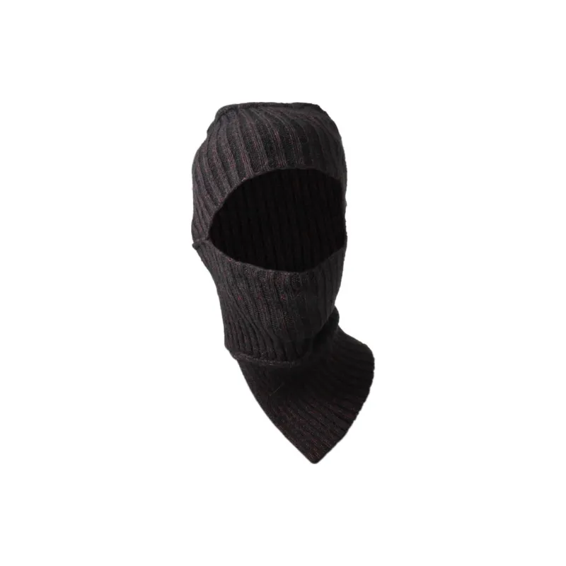 MM6 Maison Margiela Cotton, Polyamide, Acrylic, Alpaca, Elastane, Elastane Beanies Unisex Black-0