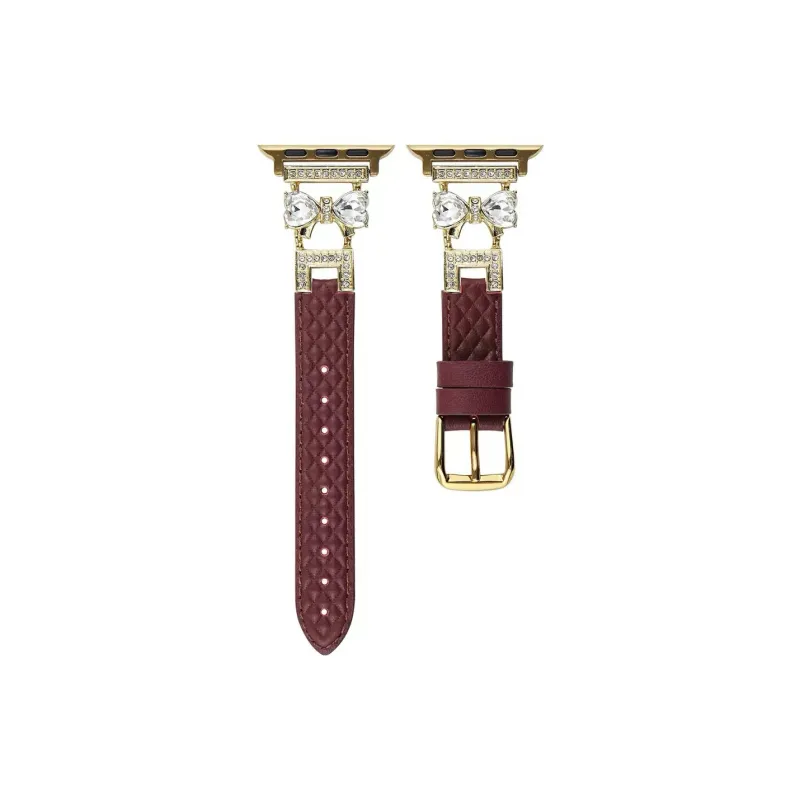 IWabcertoo Watch Band Apple Compatibility 200mm Genuine Leather Material-10
