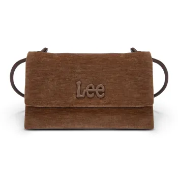 Lee Fabric Shoulder Bag Regular Women's Whole Wheat Brown