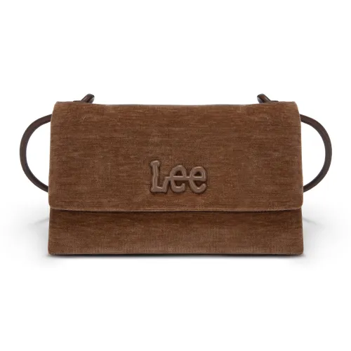 Lee Fabric Shoulder Bag Regular Women's Whole Wheat Brown