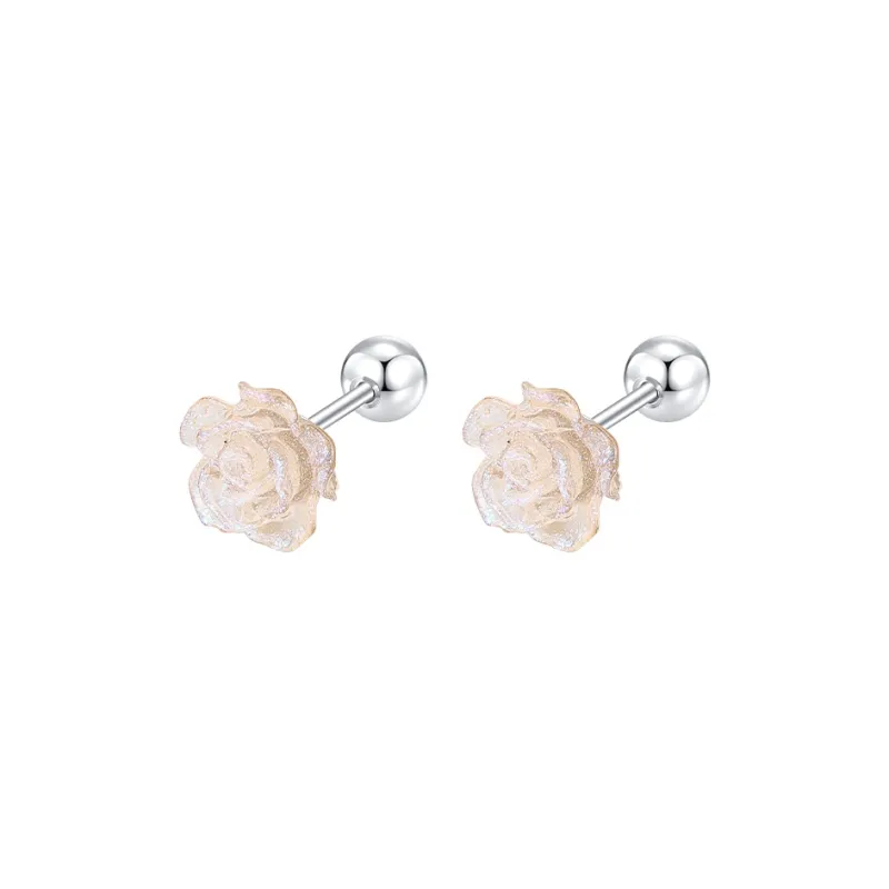 JAY Titanium Steel Stud Earrings Women's-0
