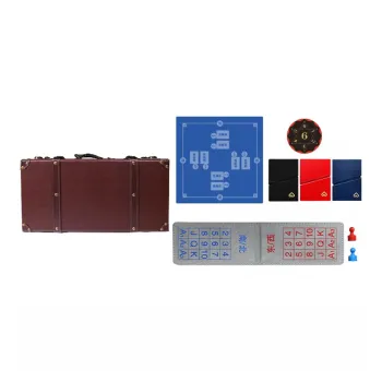 GPPOKER Gold Medal High End Push Egg Poker Card Box Leather Box With Score Card Sign Card Table Cloth Poker Cards