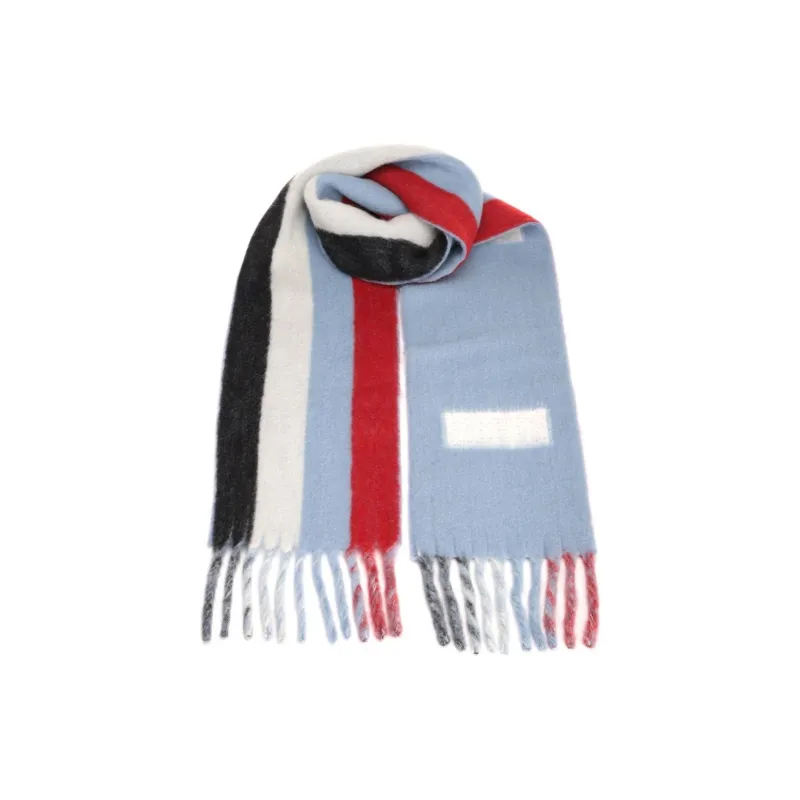 MARNI Wool Polyamide Alpaca Mohair Knit Scarves Women's Multicolor-0