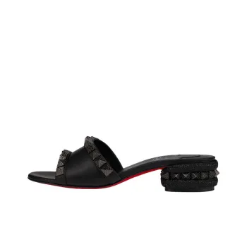 CL LUBOTING Pyraclou Slide Slippers 3cm Women's Black