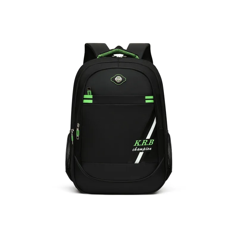 MingLu Oxford Backpack Regular Unisex Black-5