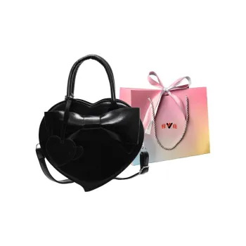 Yalu PU Shoulder Bag Crossbody Bag Handbag Regular Women's Black/Ecru/Burgundy/Pink
