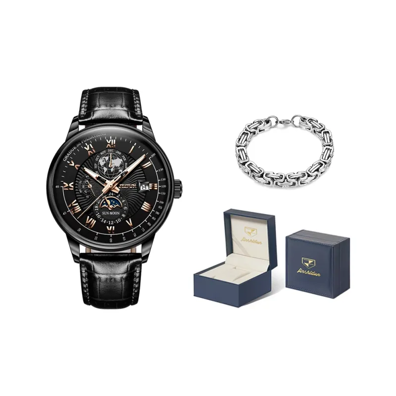 Jin Shi Dun Artisan Collection Mechanical Movement Watch Men's Watches White Dial-10