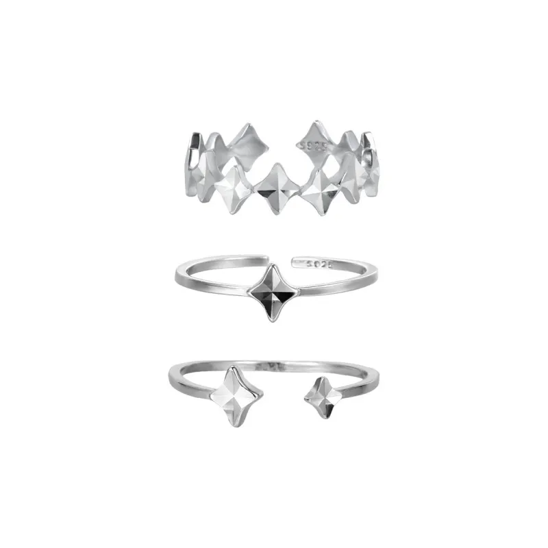 Eclater 925 Sterling Silver Rings Women's-6