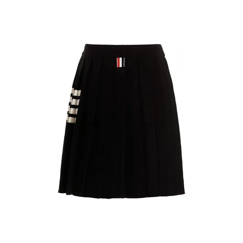 THOM BROWNE Casual Short Skirts Women's Black-1