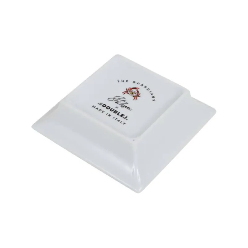 La DOUBLEJ. Porcelain Ashtrays Yellow 10*10cm-1