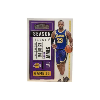 PANINI 2021 22 Lakers LeBron James Old Beijing Little Emperor Ball Game Ticket Rare Classic Sports Cards 1 Pc