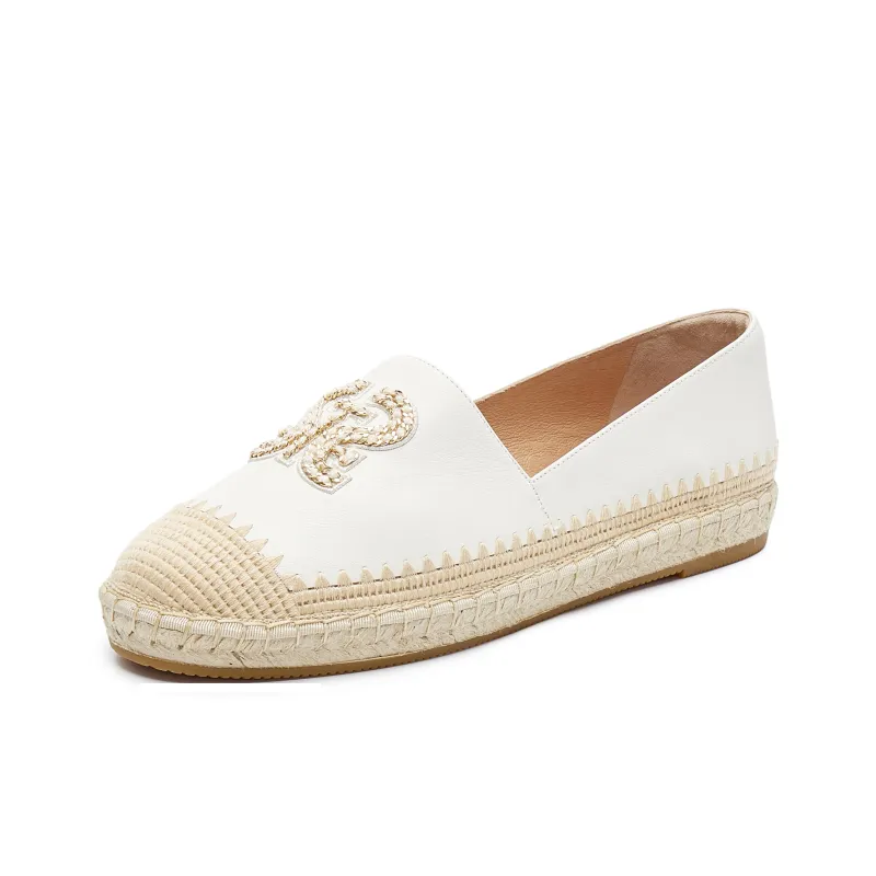 Staccato Barley Shoes Espadrilles Women's Cream Beige White-1