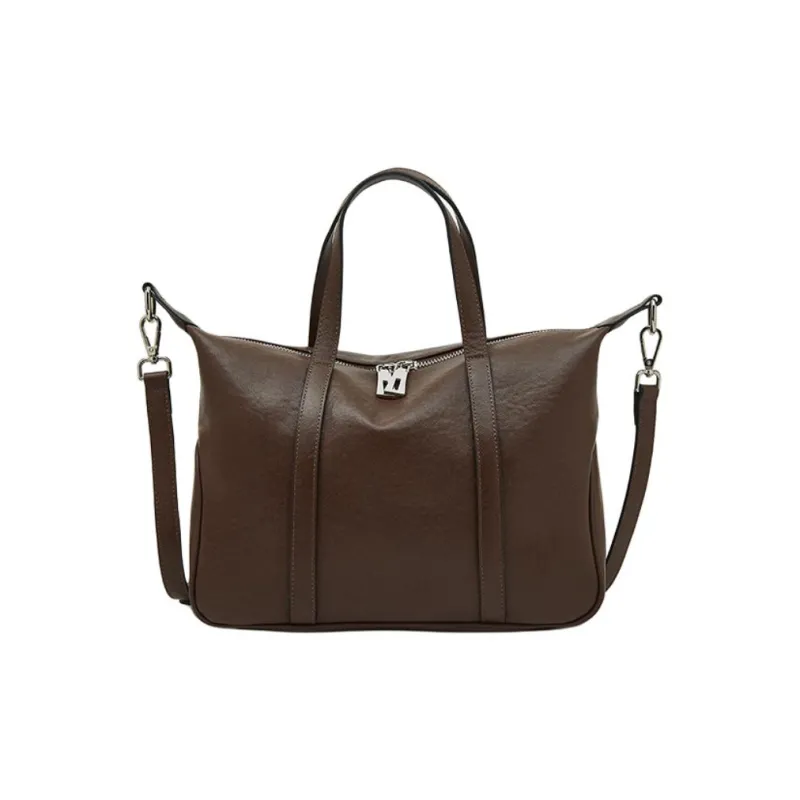 Old Man's Head Vegetable Tanned Cow Leather Crossbody Bag Regular Women's Black/Coffee/Brown-1