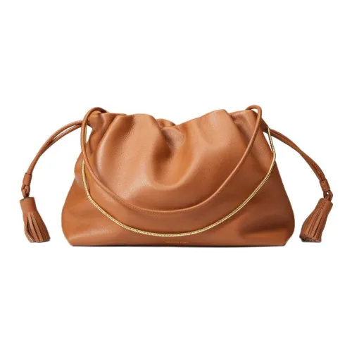 VERONICA BEARD Leather Handheld Shoulder Bag Women's Brown