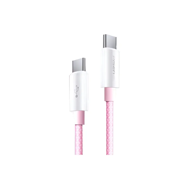 PISEN 1m/2m Type-c To Type-c 30W High-Density Woven High-Temperature Ice Core Technology Cables-3
