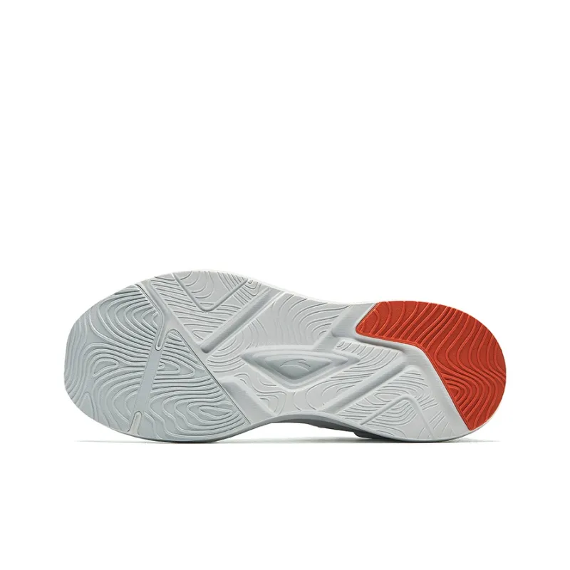 CHAOJIANTA Cushioned Slip-Resistant Low-Top Training Shoes Men's Gray White-4