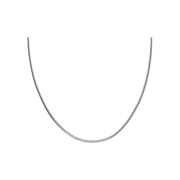 SIMPLE LURE Silver Plated Necklaces Men's