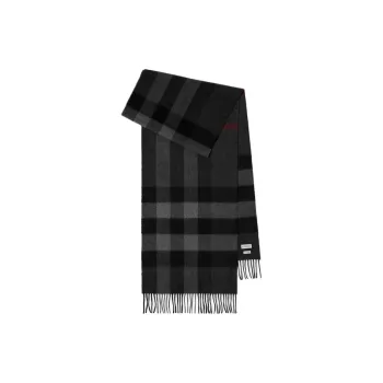 Burberry Checked Cashmere Scarf