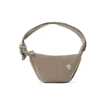 LiNing Polyamide Handbag, Shoulder Bag Regular Unisex Coffee Foam Umber