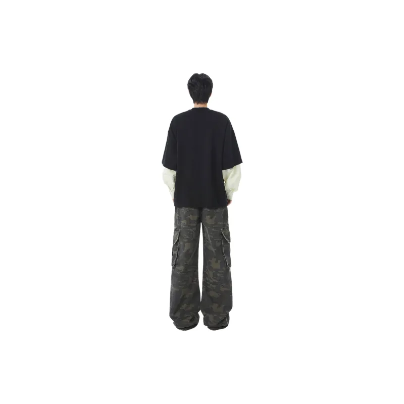 CREAZIONI LA FANTASIA E MOBILE Jeans Unisex Camouflage-0