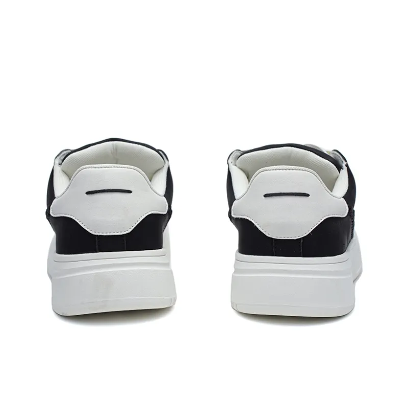 ESTEE GEEA Low-Top Skateboard Shoes Unisex White Black-4