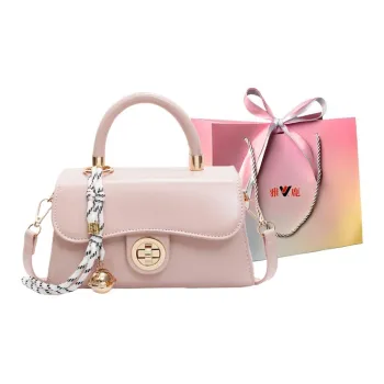 Yalu PU Shoulder Bag Crossbody Bag Handbag Women's Pink/Khaki/Green/Black