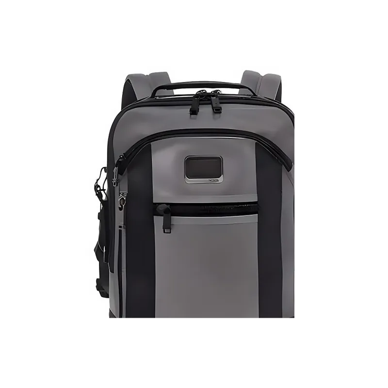 TUMI Alpha Bravo Ballistic Nylon Backpack Medium Size Men's Titanium Alloy Color-4