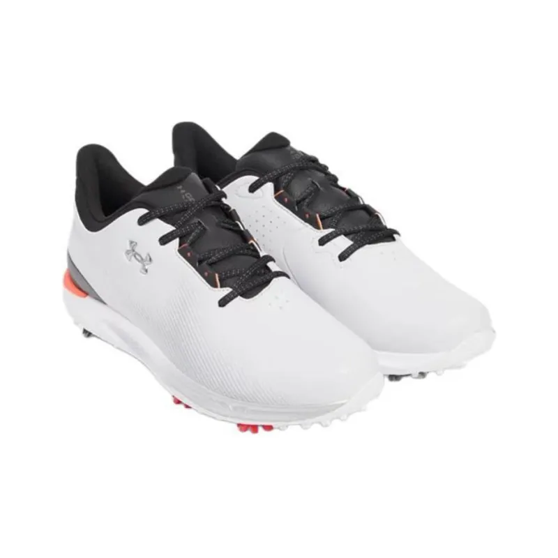 Under Armour Drive Fade Waterproof And Breathable Low Top Golf Shoes Men's Gray Black-3