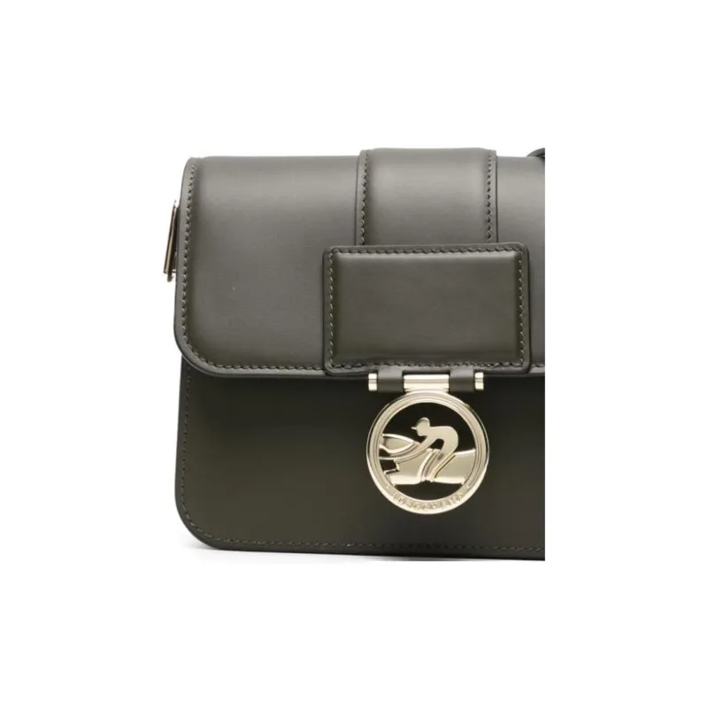 LONGCHAMP Small Box Trot Leather Crossbody Bag-3